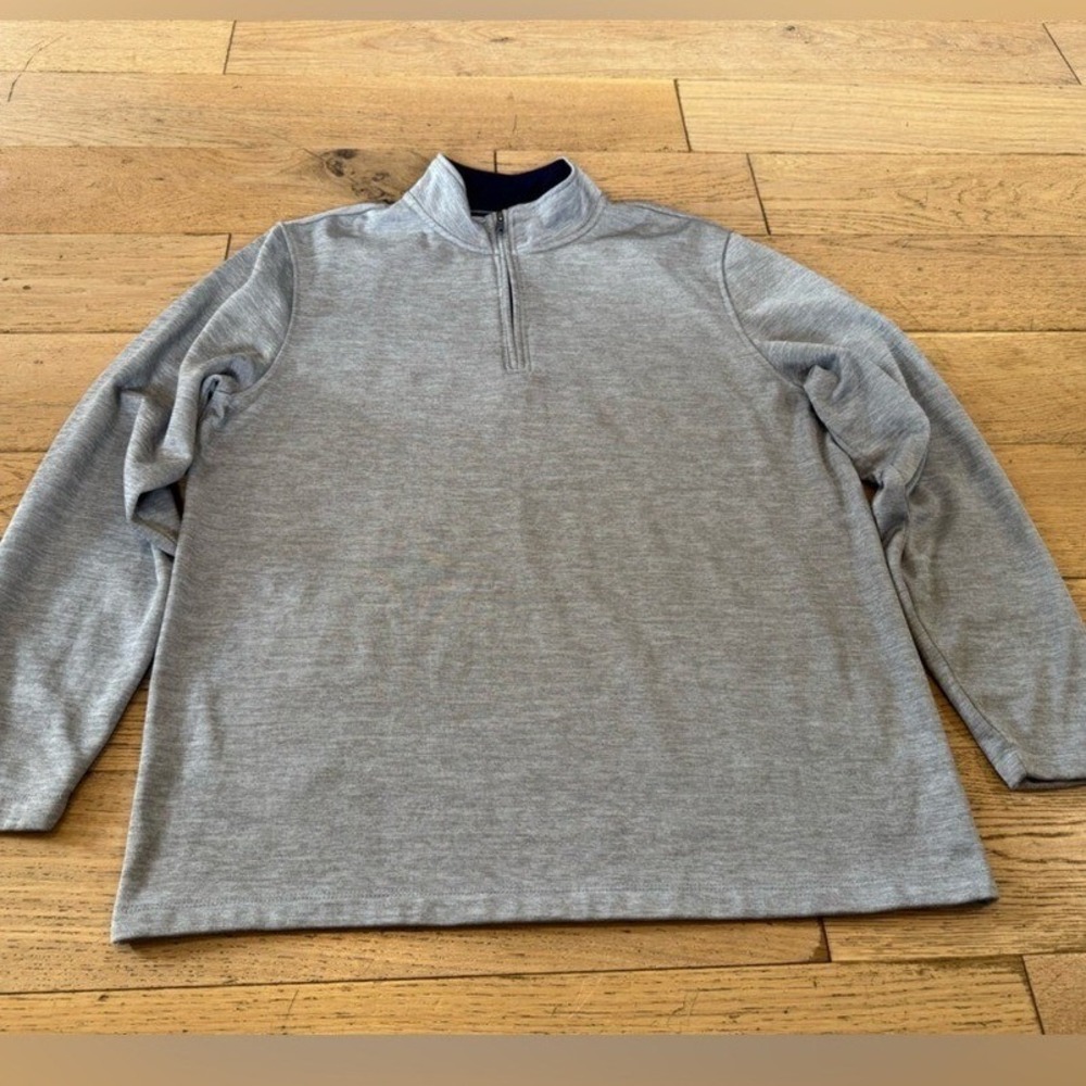 Rorie Whelan Golf Size: XXL Grey Heathered Quarter Zip Pullover Mock Neck (1078)